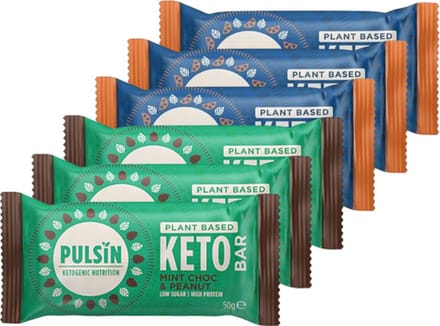 Pulsin | Keto Bar | Voordeelpakket | 5 x 50g