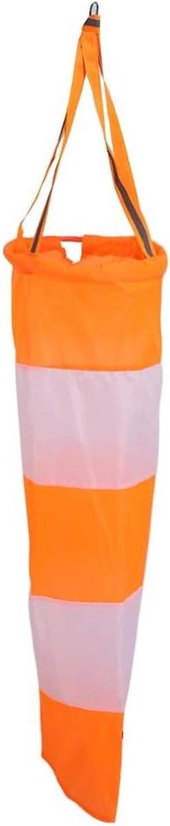 Windzak Ripstop Nylon - Windmeter Windzak - Windrichting Meten - Hoge Zichtbaarheid Reflectie - 08 m - Rood en Wit