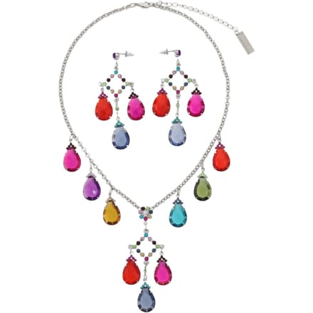 Behave – Sieradenset – Multicolor – Zilverkleur – Statement – Elegant – Nikkelvrij