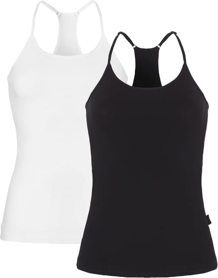 O'Neill Dames Racerback Top 2-Pack Wit/Zwart - Maat S