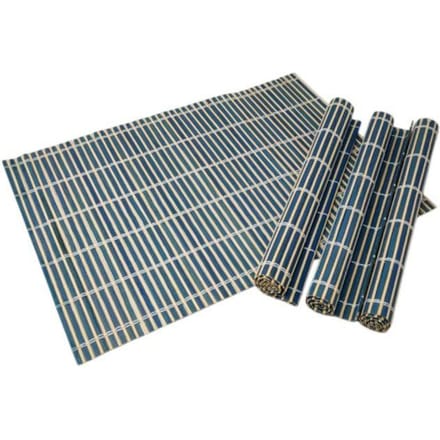 Bamboe Placemats - Set van 4 - Duurzaam - Oprolbaar - Willekeurige kleuren rood