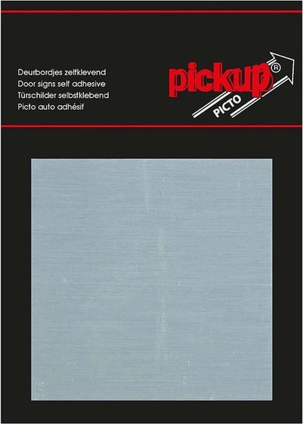 Pickup Route Alulook Alu Picto 80x80 mm - blanco