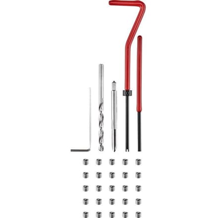 TOOLCRAFT TO-5016570 Schroefdraadrolset 30-delig M4