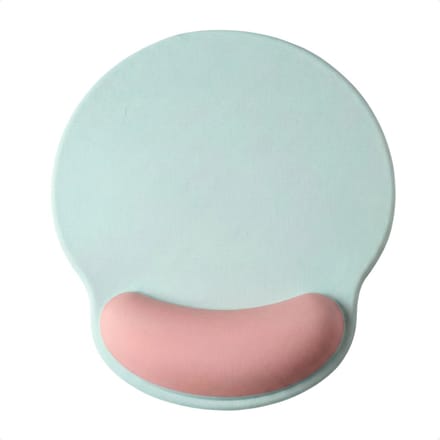 Techidna - Ergonomische Muismat met Polssteun - Groen & Roze - Gelkussen - Antislip - Compact