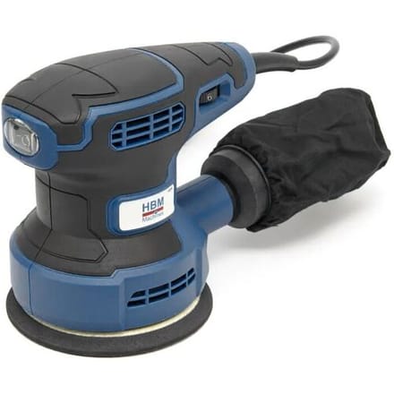 HBM Variabele Excenterschuurmachine 320 Watt Inclusief 12 Schuurvellen