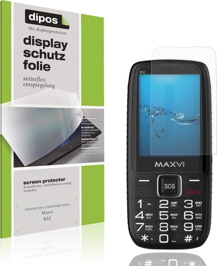 dipos – 4x Matte Beschermfolie geschikt voor Maxvi B32 | Krasbestendige & antireflecterende Screenprotector Ultra-Thin