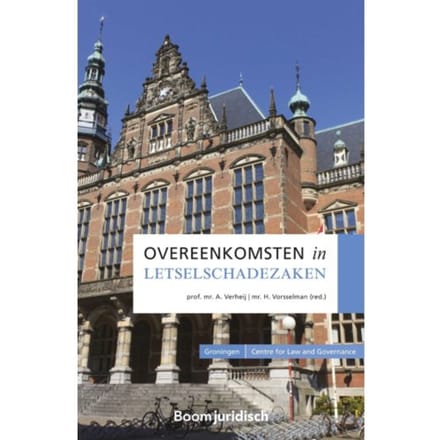 Overeenkomsten In Letselschadezaken - Groningen Centre For Law And Governance