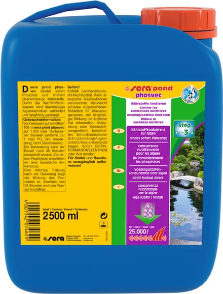 Sera Pond Phosvec 2.500ML