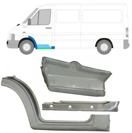 Reparatiepaneel set voor Volkswagen LT 1996-2005 / Links