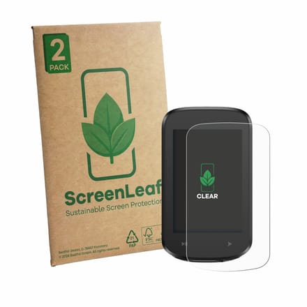 2 Stuks Screenprotector voor iGPSPORT BSC100MAX - Hoogwaardige Beschermfolie transparant