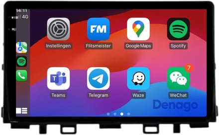 CarPlay autoradio geschikt voor Kia Rio | 2016 t/m 2018 | Android 16 | 9 inch | Draadloos Apple CarPlay & Android Auto | 2GB + 32GB | QuadCore processor | Denago DNG-A292 | 2025 model | Bluetooth & Wifi