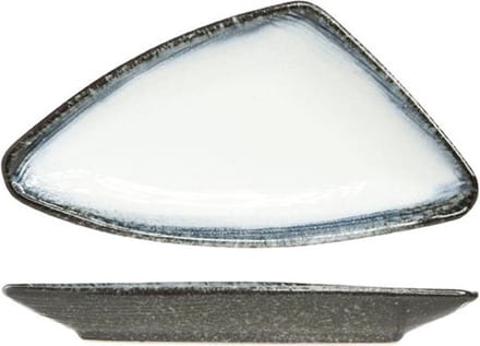 SEA PEARL BORD DRIEHOEK 20X10XH2CM