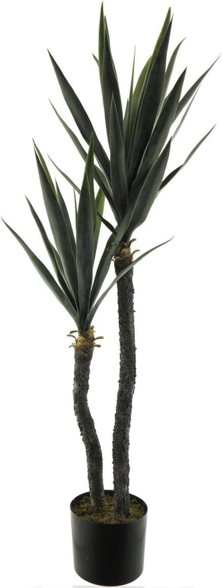 Kunstpalm Yucca - Yuccapalm - Decoratie - Natuurlijke uitstraling - 125 cm - Groen