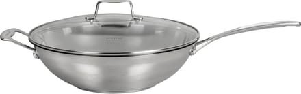 Scanpan Impact Wok met deksel 32 cm - RVS, PFAS-vrij