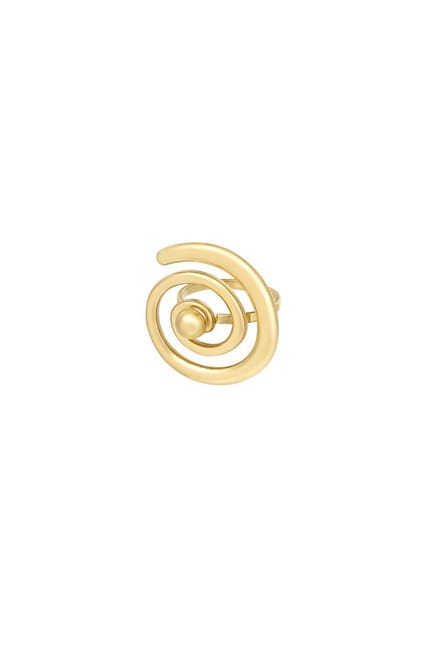 Bijoutheek Ring (Sieraad) Spiral Dot One Size Goud