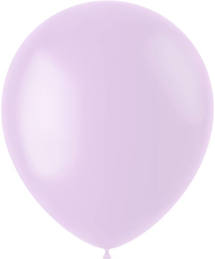 Ballonnen Powder Lilac Mat 33cm - 100 stuks