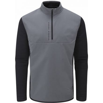 Under Armour Evolution Daytona heren grijs-zwart hybride golfsweater