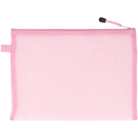 10 Stuks Mesh Rits Pouch Tas Transparant Nylon A4 Papier Pouch voor Kantoor Bestand Document School