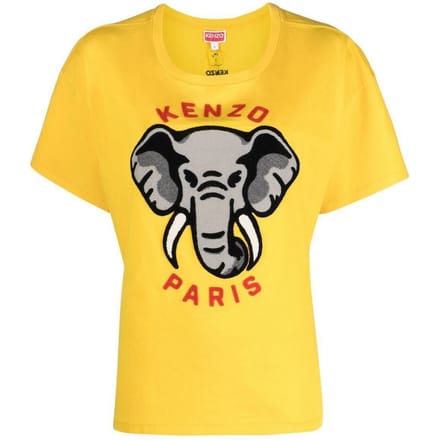 Relaxed fit T-shirt met olifantenlogo