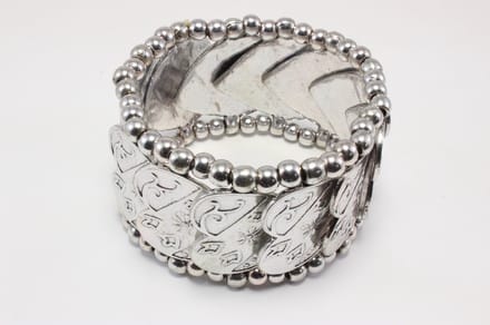 Armband stretch uniek overlappende harten