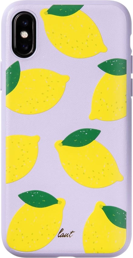 LAUT Tutti Frutti iPhone Xs Max Lemon