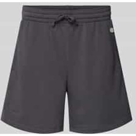 Relaxed fit sweatshorts met logobadge, model 'Sustainable'