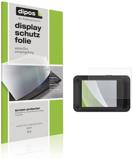 dipos – 4x Matte Beschermfolie geschikt voor ISDT BL8 | Krasbestendige & antireflecterende Screenprotector Ultra-Thin