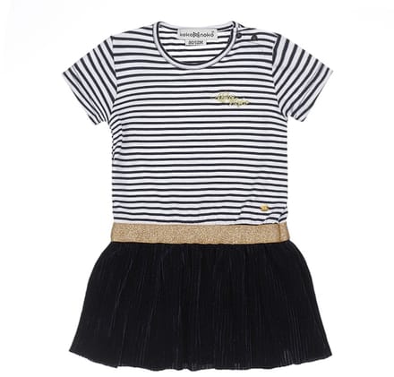 Koko Noko Meisjes jurk navy maat 110