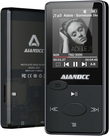 MP3 Speler Bluetooth - Muziekspeler - Audiospeler - touchscreen