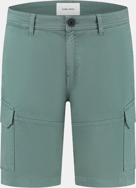 Purewhite Garment Dye Cargo Shorts