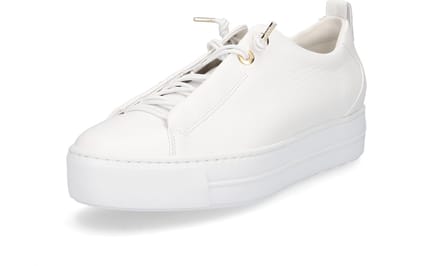 Paul Green 5017 Lage sneakers - Leren Sneaker - Dames - Wit - Maat 42,5