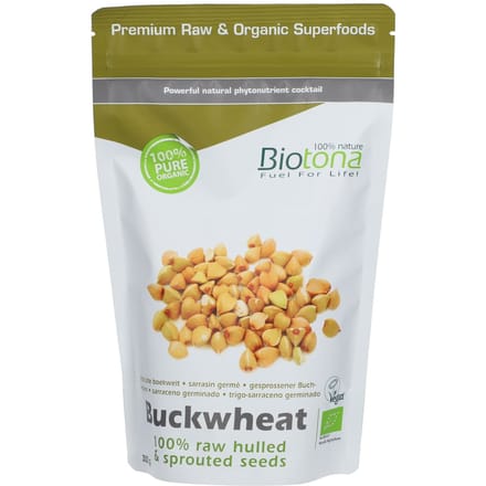 Biotona Buckwheat raw hulled & sprouted seeds bio 300 Gram
