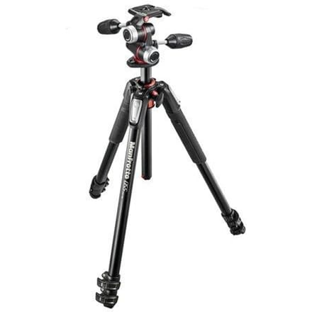 Manfrotto MK055XPRO3-3W - Statief - Alu 3-section horiz. column Statief with head