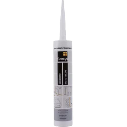 Sencys Siliconenkit Universeel Transparant 310ml