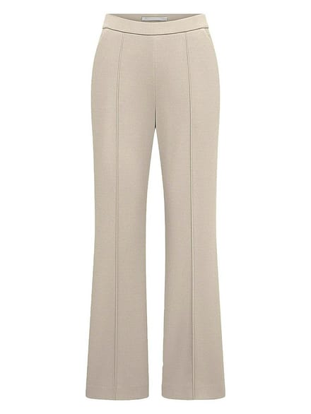 Enkellange Wide Fit broek Van Raffaello Rossi beige