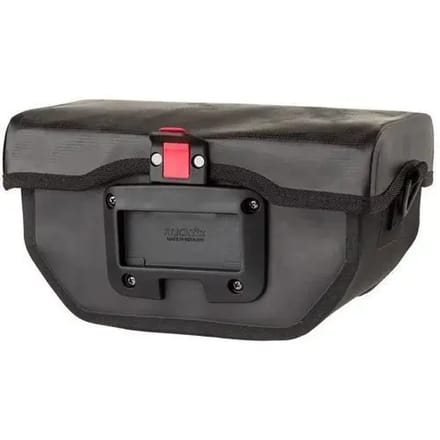 AGU Shelter Clean - Stuurtas - Fiets tas - 5L - 100% Waterdicht - Reflecterend - KLICKfix - Met schouderriem - Zwart