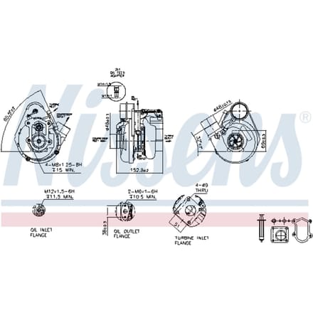 Supercharger, drukvulling NISSENS 93274