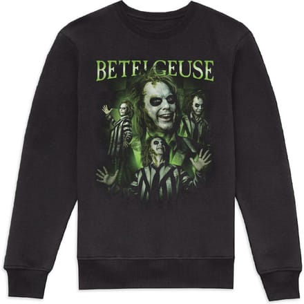 Beetlejuice Ghost With The Most Sweatshirt - Black - S
