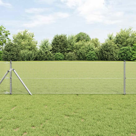 vidaXL - Gelast - gaashek - 5000 - x - 80 - cm - Zilver