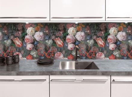 Keukenwand - Rijksmuseum Bloemen