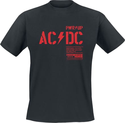 AC/DC PWR UP Heren T-shirt - zwart - 4XL