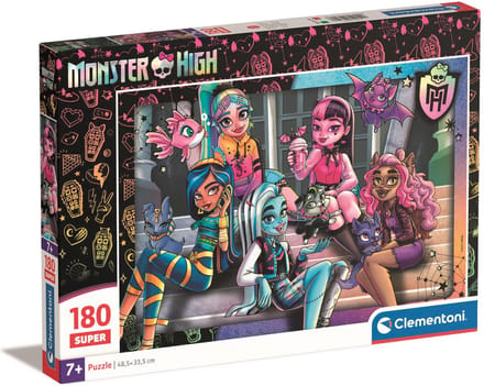 Clementoni - Puzzel - 180 Stukjes - Super Monster High - Kinderpuzzel - Vanaf 7 Jaar