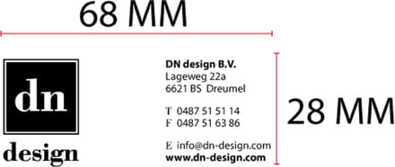 Stempelplaatje Trodat Printy 4931