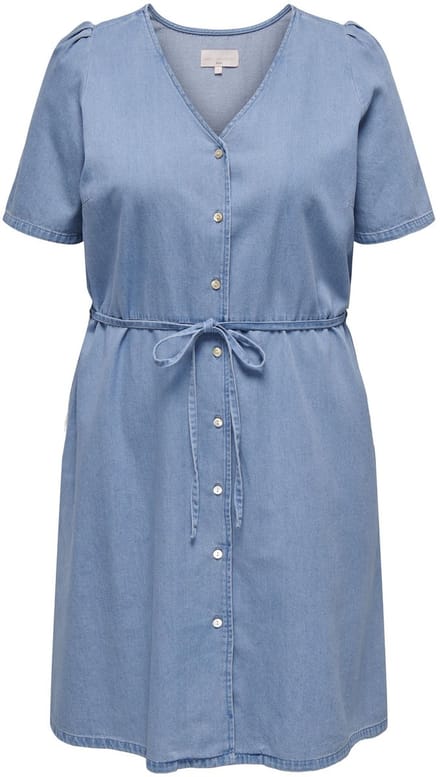 ONLY Carmakoma Denim jurk CARSONJA Midi-jurk