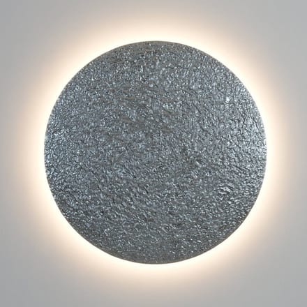 Holländer LED wandlamp Meteor, zilverkleurig, Ø 100 cm, ijzer
