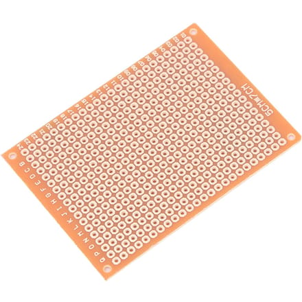 Lot de 10 prototypes PCB simple face 5 x 7 cm, plaque d'essai universelle