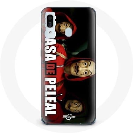 Coque - La casa de papel - Samsung Galaxy A20 - Souple - Noir - Protection
