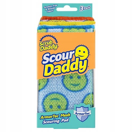Scrub Daddy Scour Daddy 3-pack: Sterke Keukenspons