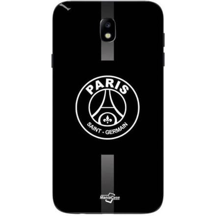 Coque - PSG - Samsung Galaxy J7 2018 - Logo Jordan - Souple - Gris gris