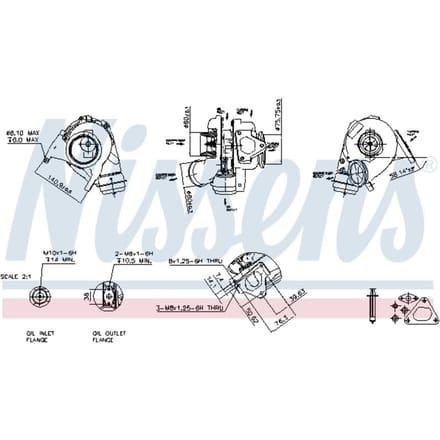 Supercharger, drukvulling NISSENS 93051